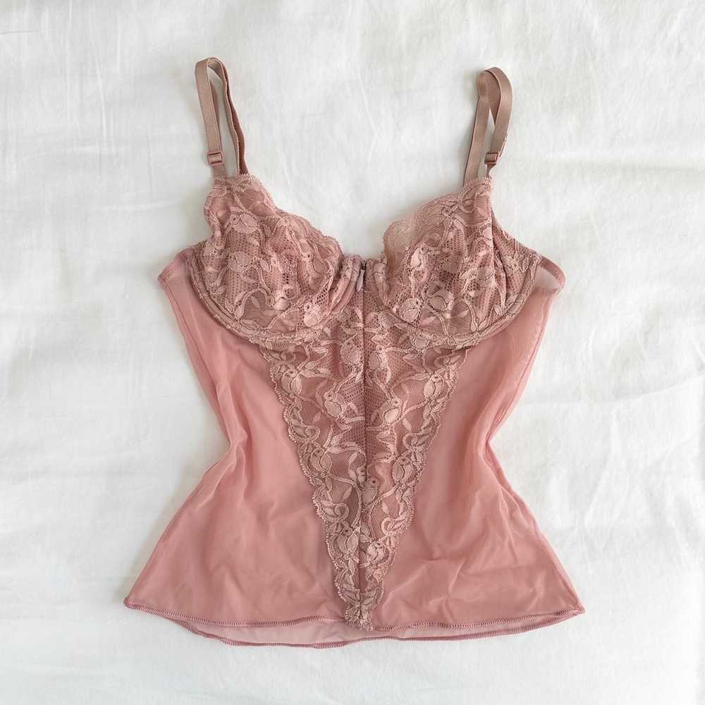 pink corset top - image 1