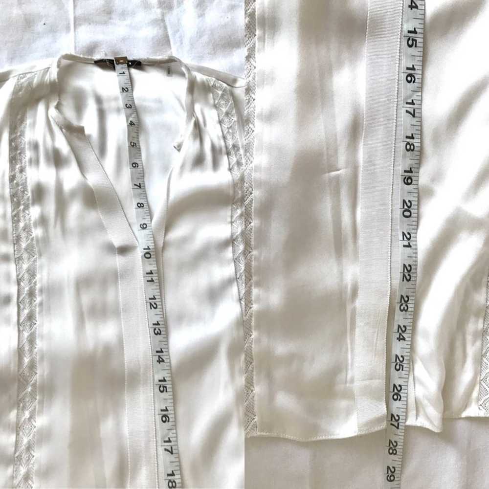 NWOT Kobi Halperin White Silk-blend Top - image 3