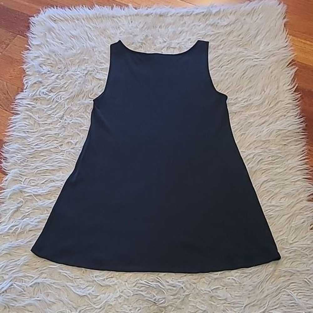 Eileen fisher womens black silk long flowy tank t… - image 3