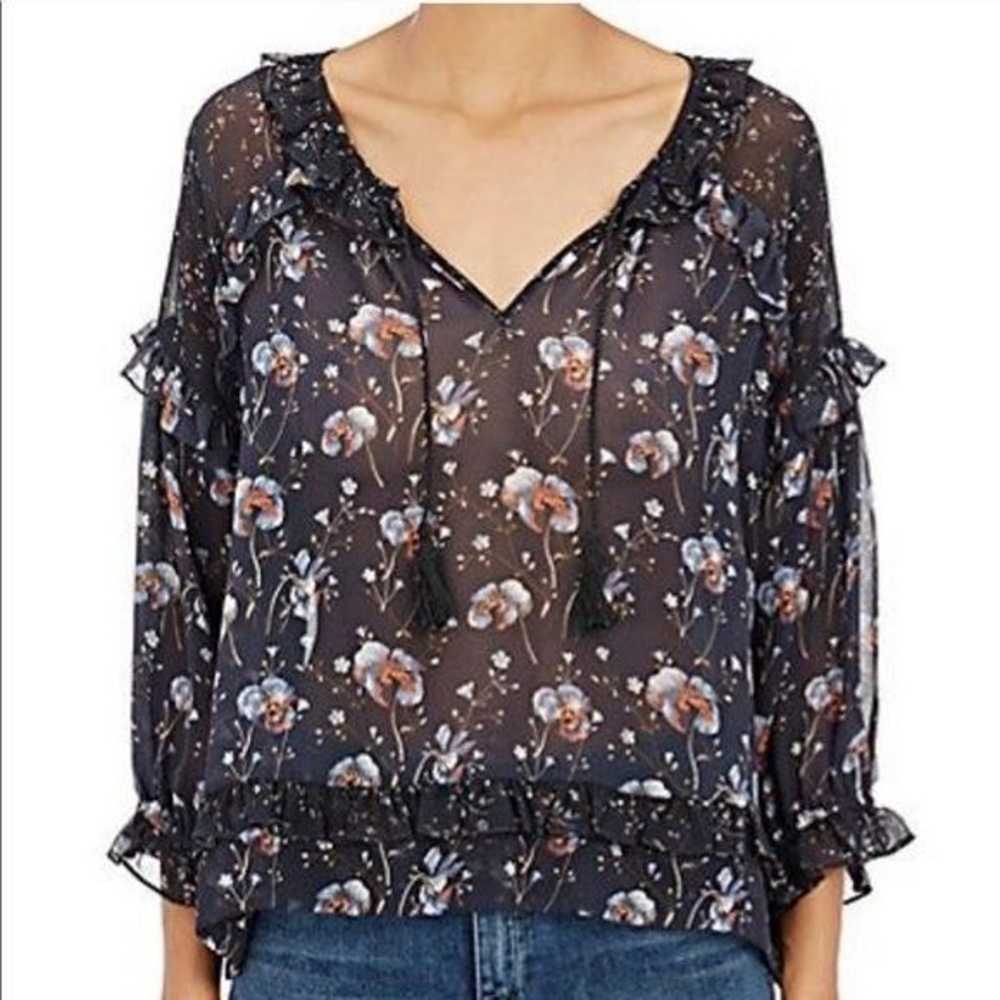 Ulla Johnson / raine floral ruffle blouse - image 2