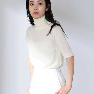 AK+1 / 5-minute sleeve high-neck knit Demi-Luxe B… - image 1