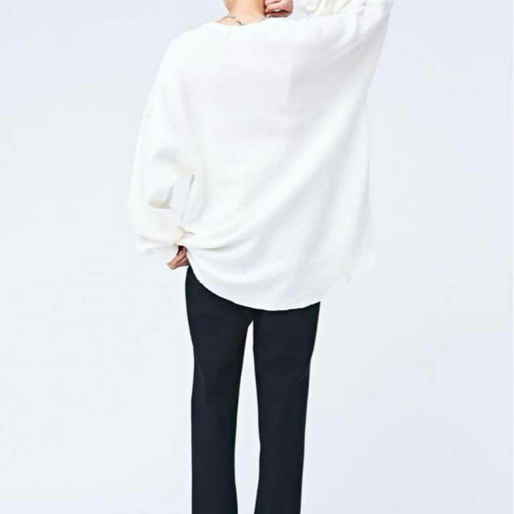 STUNNING LURE Waffle Long T-shirt Cut and Sew - image 3