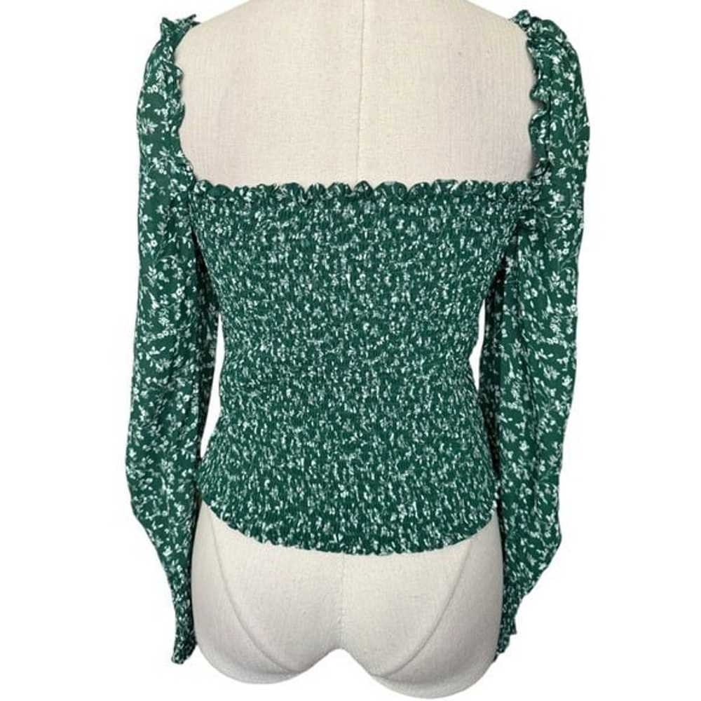 Reformation Pinto Top in Parsley Green Medium - image 8