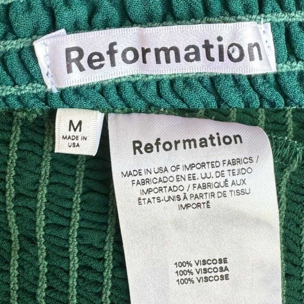 Reformation Pinto Top in Parsley Green Medium - image 9