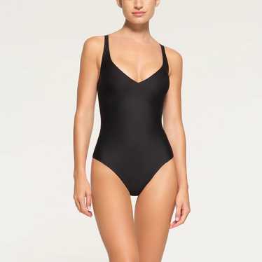 Skims unlined plunge thong bodysuit - image 1