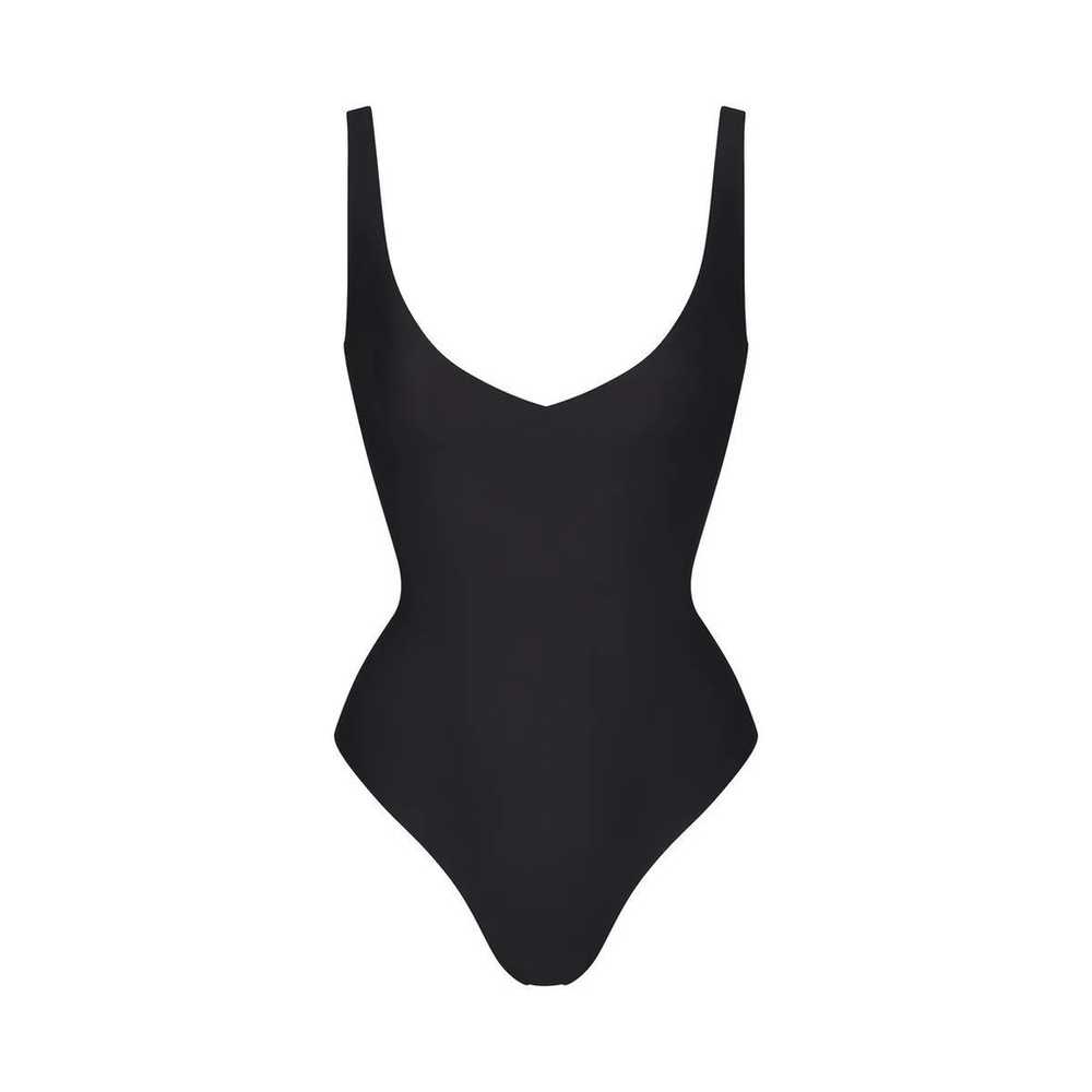 Skims unlined plunge thong bodysuit - image 2