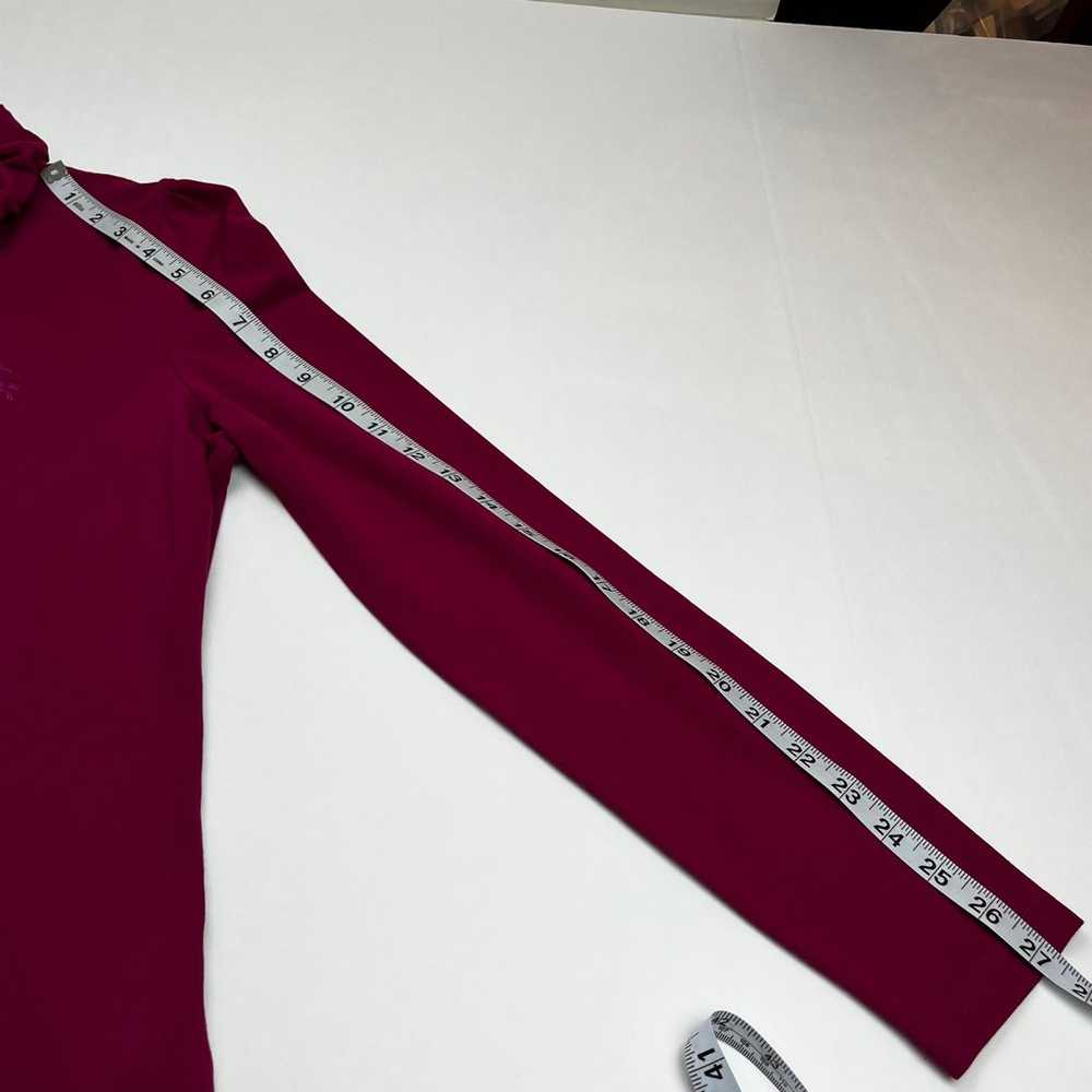 Burberry Brit pink Mock Neck Long Sleeve Polo Ruf… - image 9