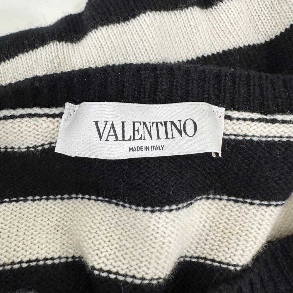 Valentino Valentino Horizontal Stripe Open Back S… - image 12