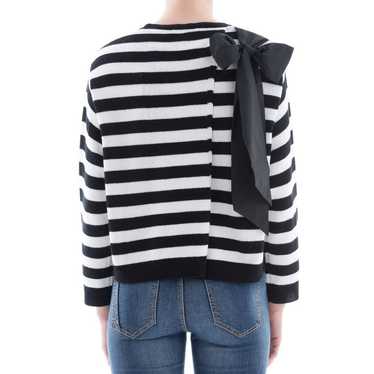 Valentino Valentino Horizontal Stripe Open Back S… - image 1