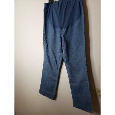 Vintage In Due Time Women's Maternity Denim Blue … - image 1