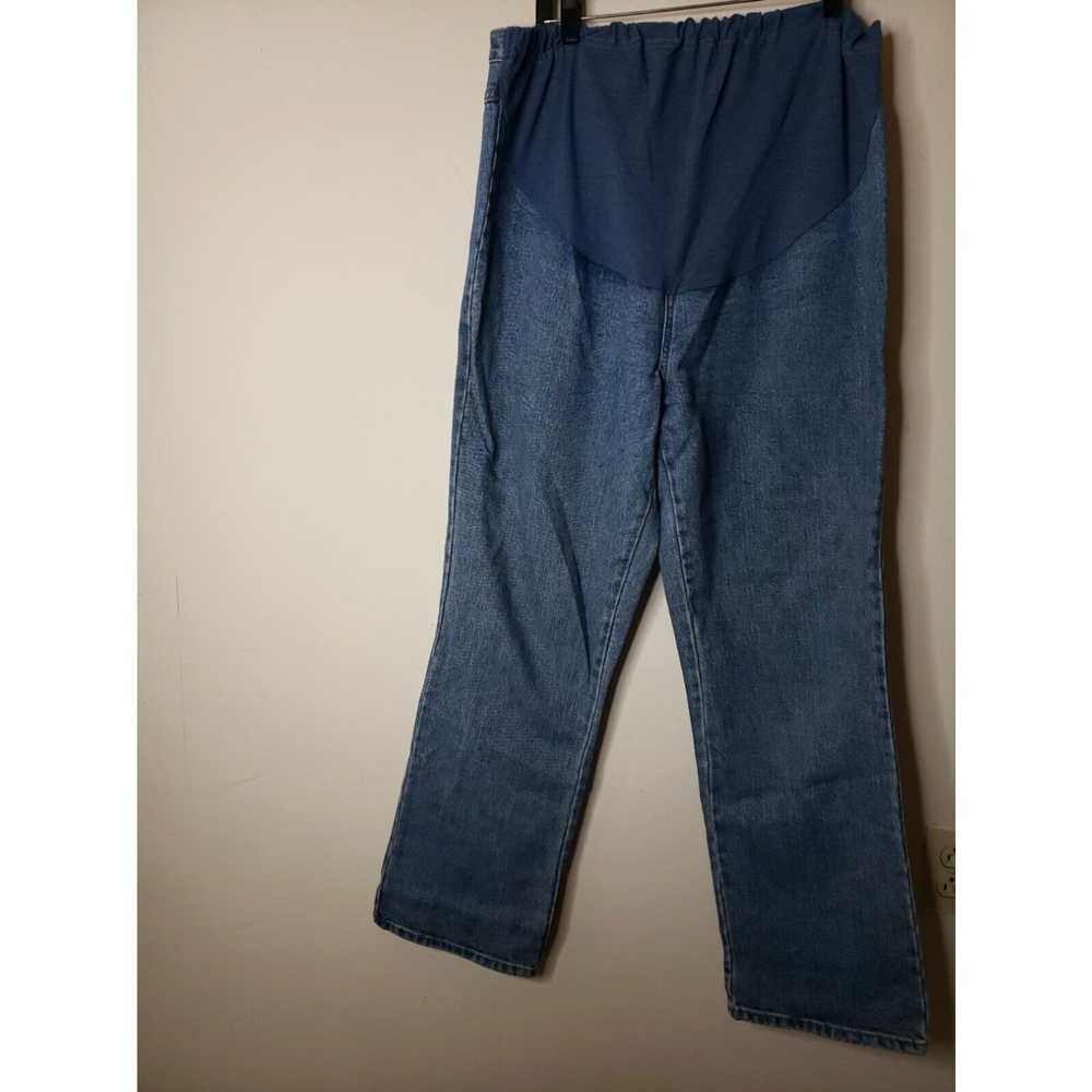 Vintage In Due Time Women's Maternity Denim Blue … - image 3