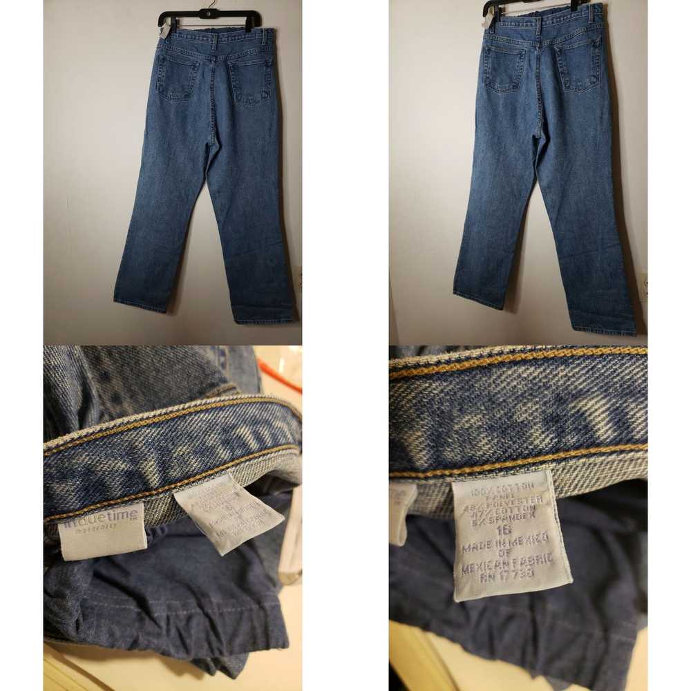 Vintage In Due Time Women's Maternity Denim Blue … - image 4