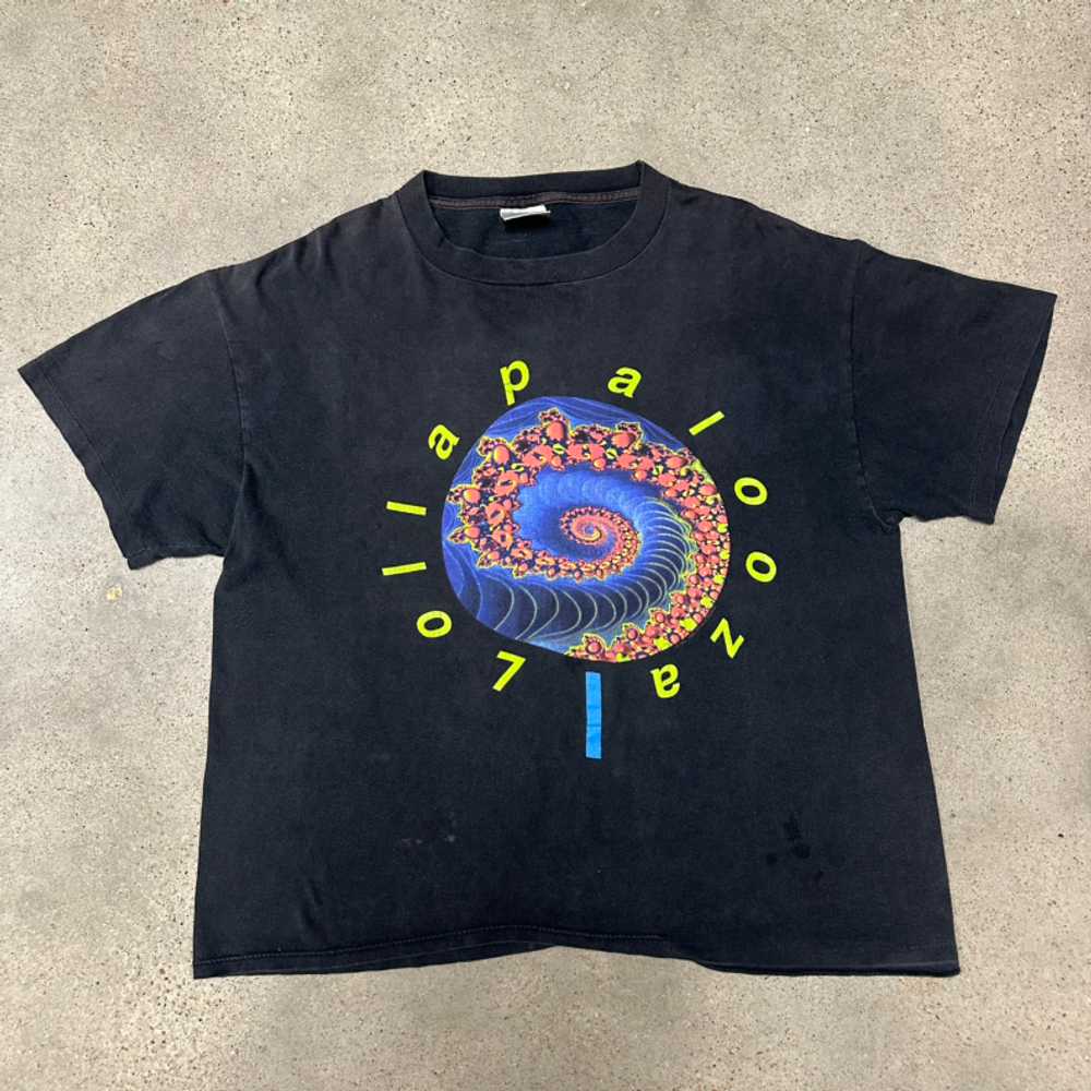 Vintage 1991 Lollapalooza Fractal Shirt - image 1