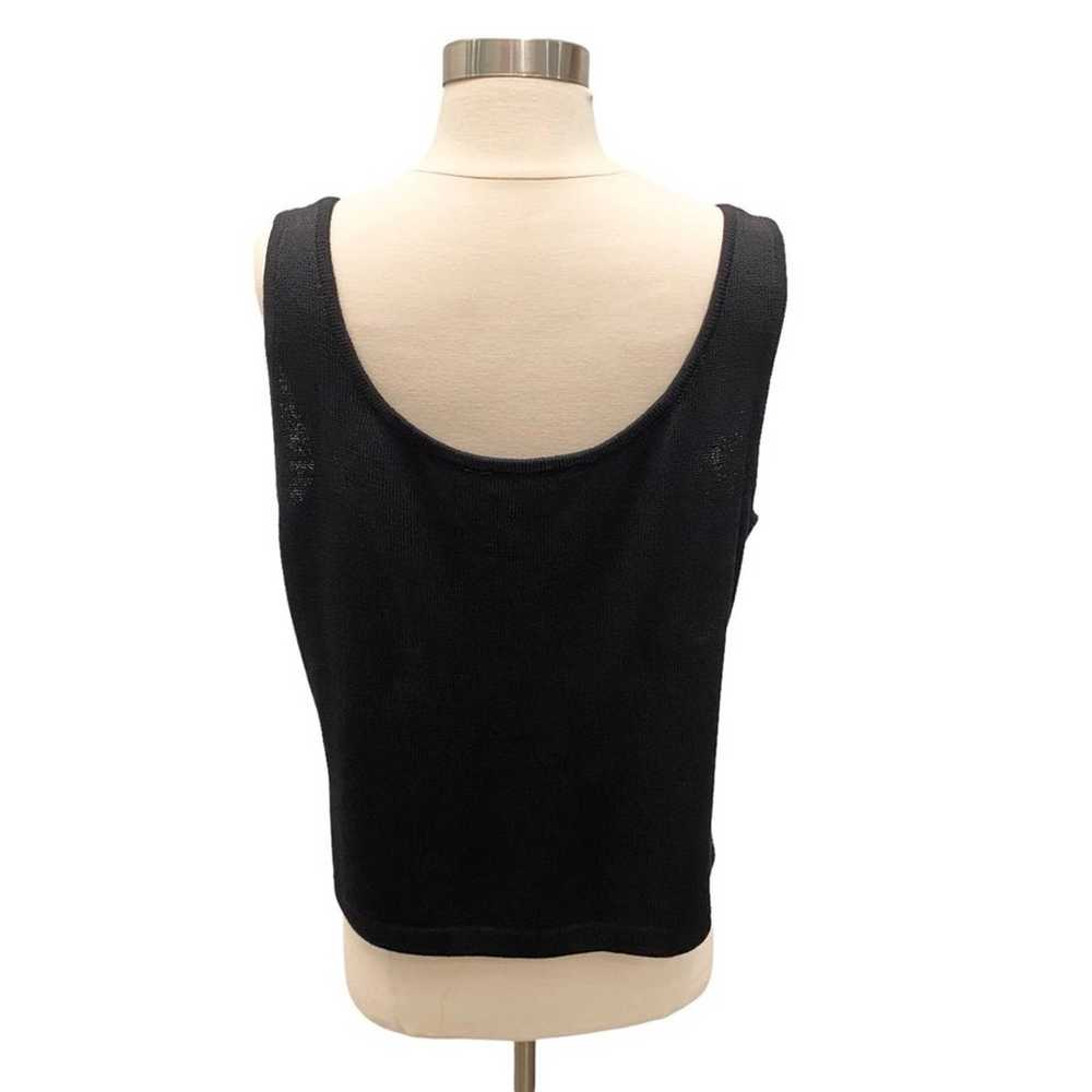 St. John Knit Sleeveless Scoop Neck Shell Blouse … - image 11