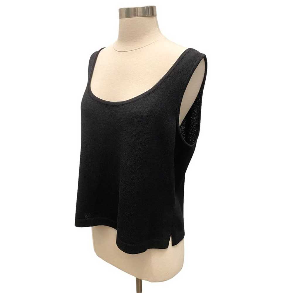 St. John Knit Sleeveless Scoop Neck Shell Blouse … - image 4