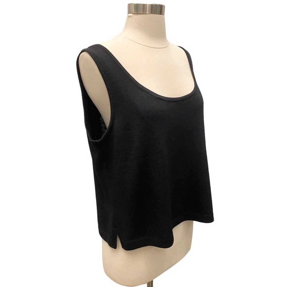 St. John Knit Sleeveless Scoop Neck Shell Blouse … - image 7