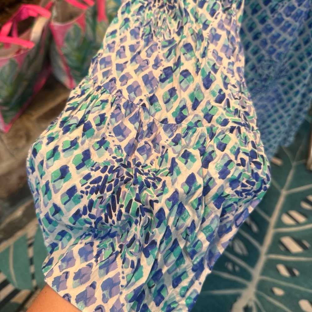 Lilly Pulitzer Nevie off shoulder dress XL Resort… - image 3