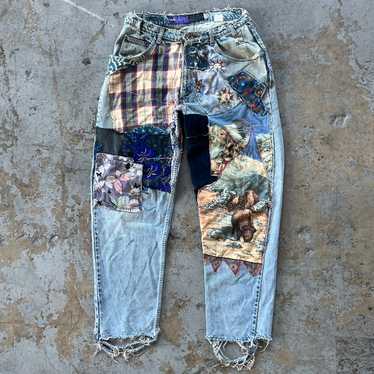 Baggy Silvertab Levi’s w Patchwork - image 1