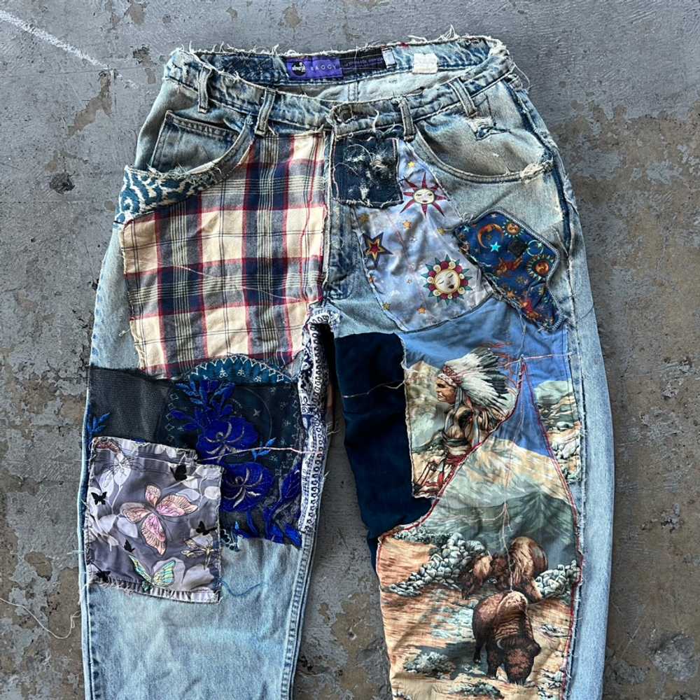 Baggy Silvertab Levi’s w Patchwork - image 2