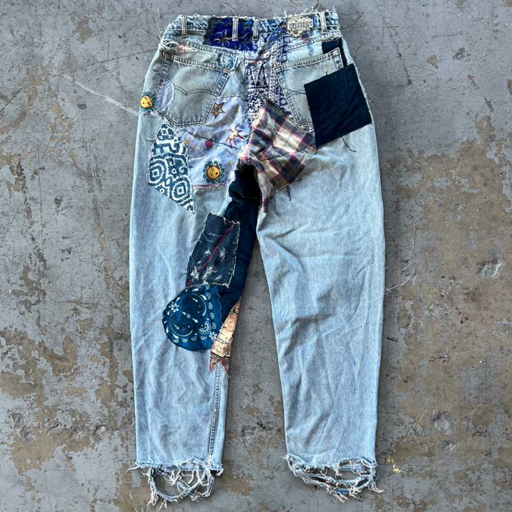 Baggy Silvertab Levi’s w Patchwork - image 4