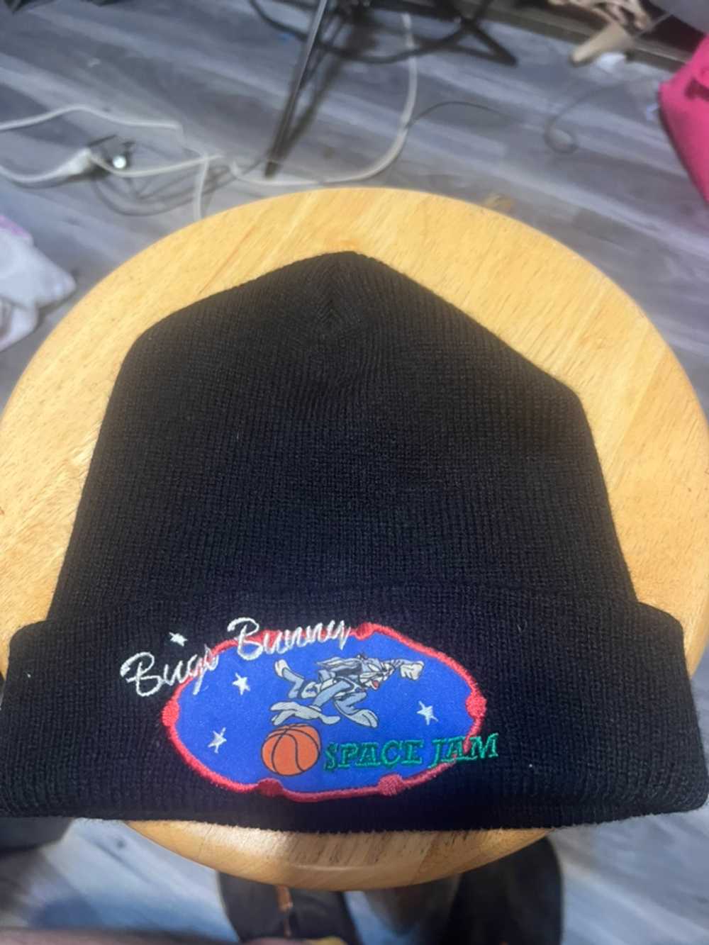 Vintage Bugs Bunny Space Jam Beanie Hat - image 1