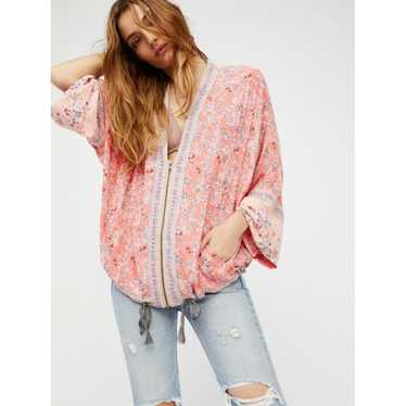 Free People Wildflower Pink Kimono