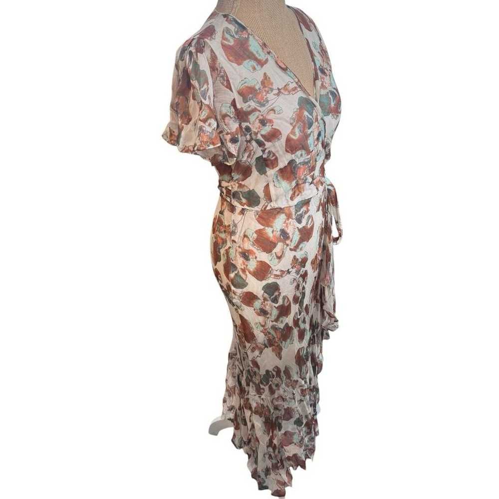 Tanya Taylor Dress Womens 4 Blaire Printed Linen … - image 6