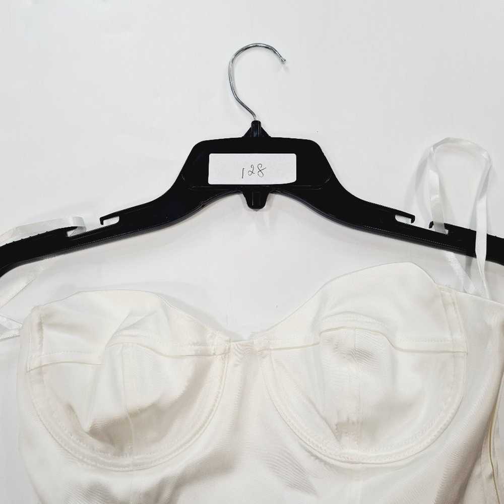 h:ours Tabitha Bodysuit in White Small - image 10