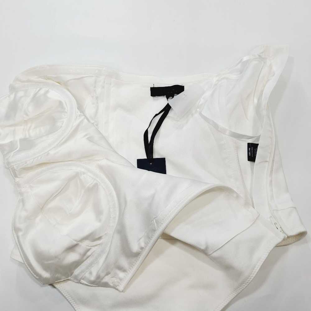 h:ours Tabitha Bodysuit in White Small - image 5