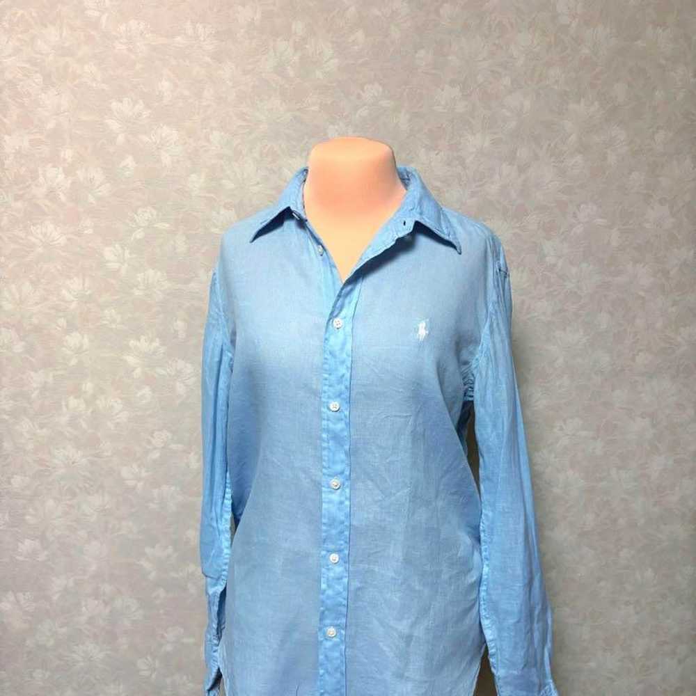 【Premium Linen Shirt】 Ralph Lauren Shirt Blouse L… - image 2