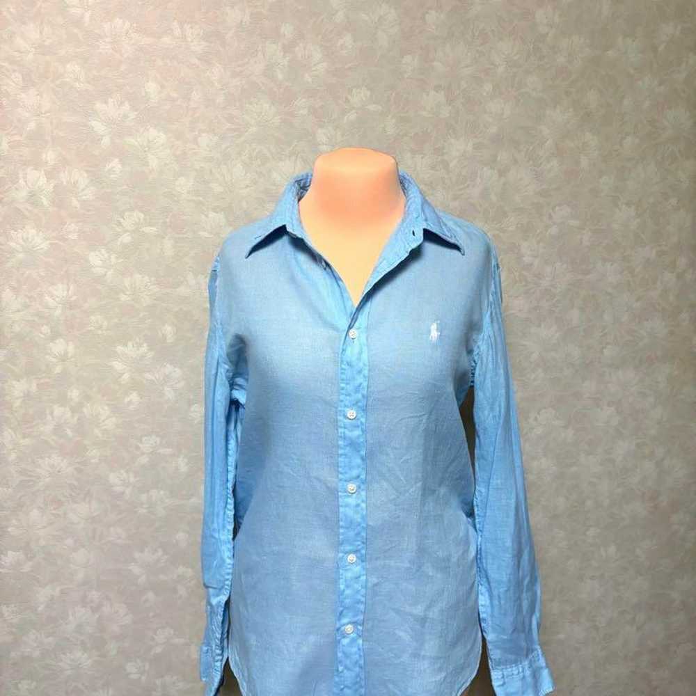 【Premium Linen Shirt】 Ralph Lauren Shirt Blouse L… - image 3