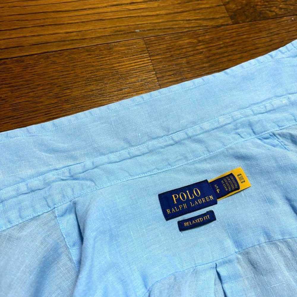 【Premium Linen Shirt】 Ralph Lauren Shirt Blouse L… - image 9