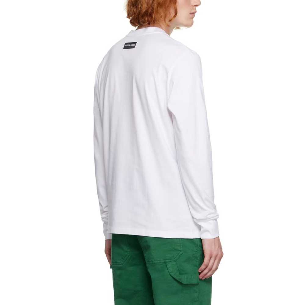 Marine Serre White Embroidered Long Sleeve T-Shirt - image 2