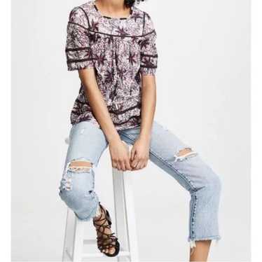 Sea New York Kaleidoscope Printed Blouse Top