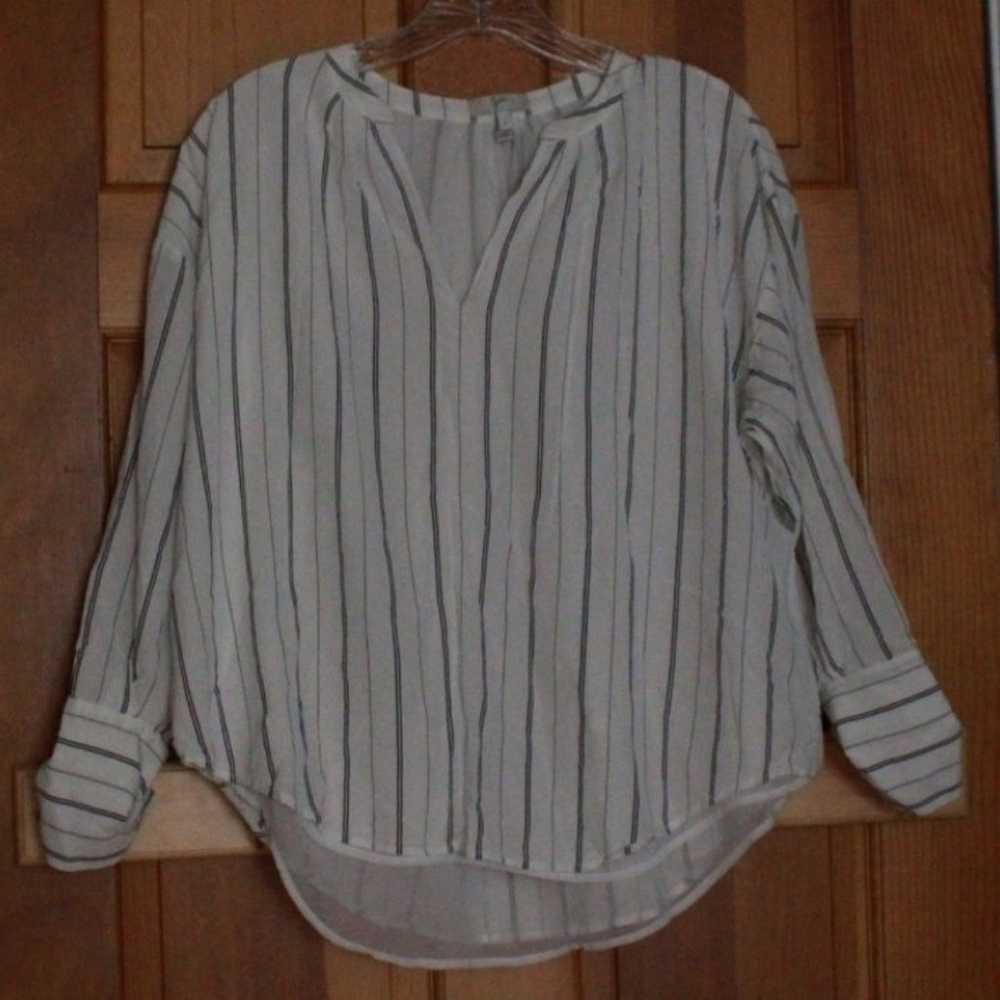 Joie Striped Pullover Blouse - image 1