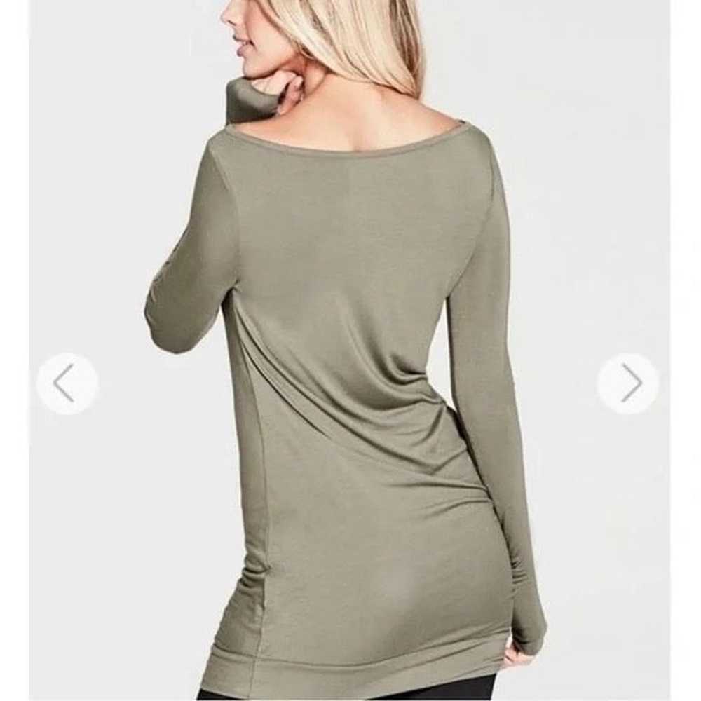 Marciano Angelica Green One Shoulder Tunic - image 2