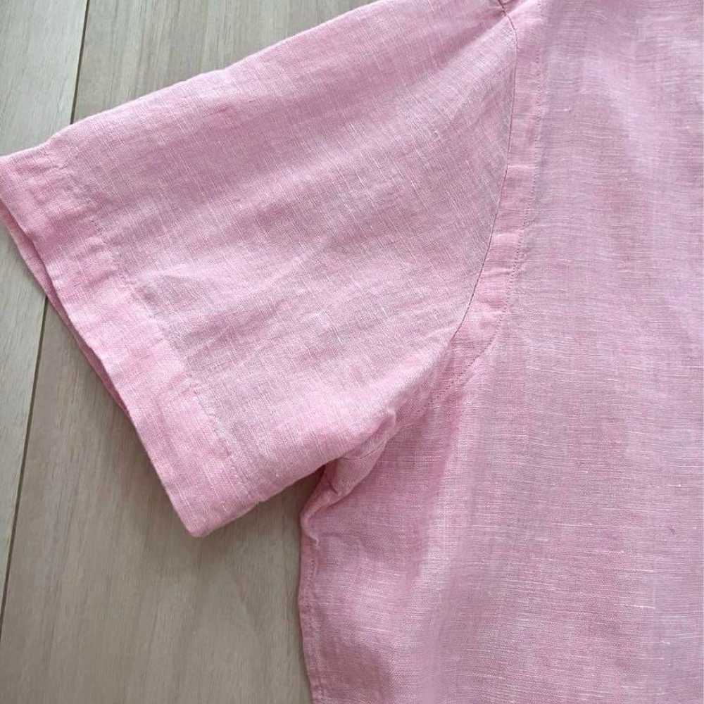 POLO RALPH LAUREN: Linen shirt in hemp pink. - image 5