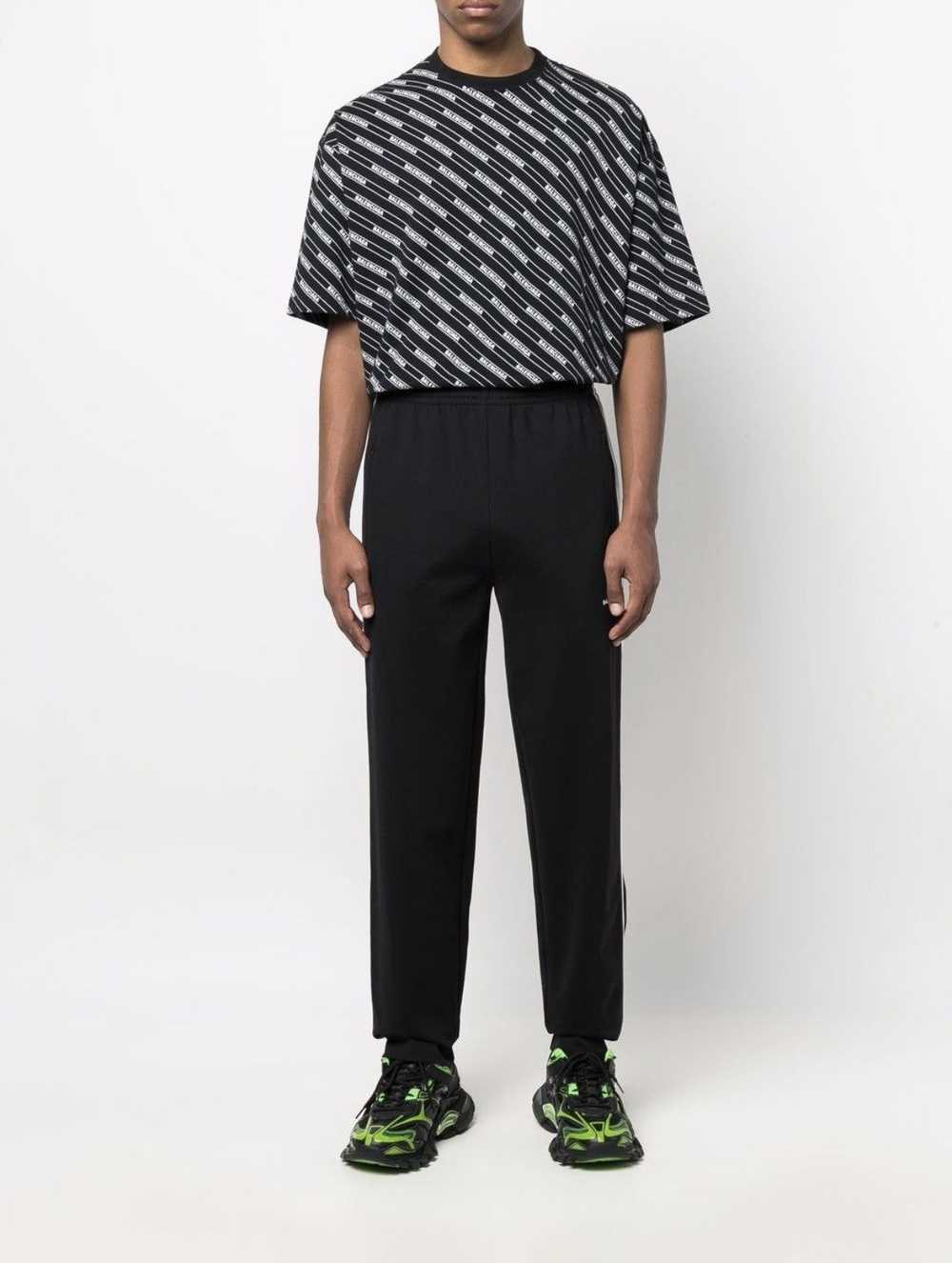 Balenciaga Balenciaga SS20 BB Lock Logo Track Pan… - image 3