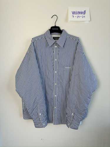 Balenciaga Balenciaga BB Logo Striped Shirt