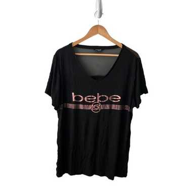 Sport Women's Plus Size Black Athletic V-Neck Tee… - image 1