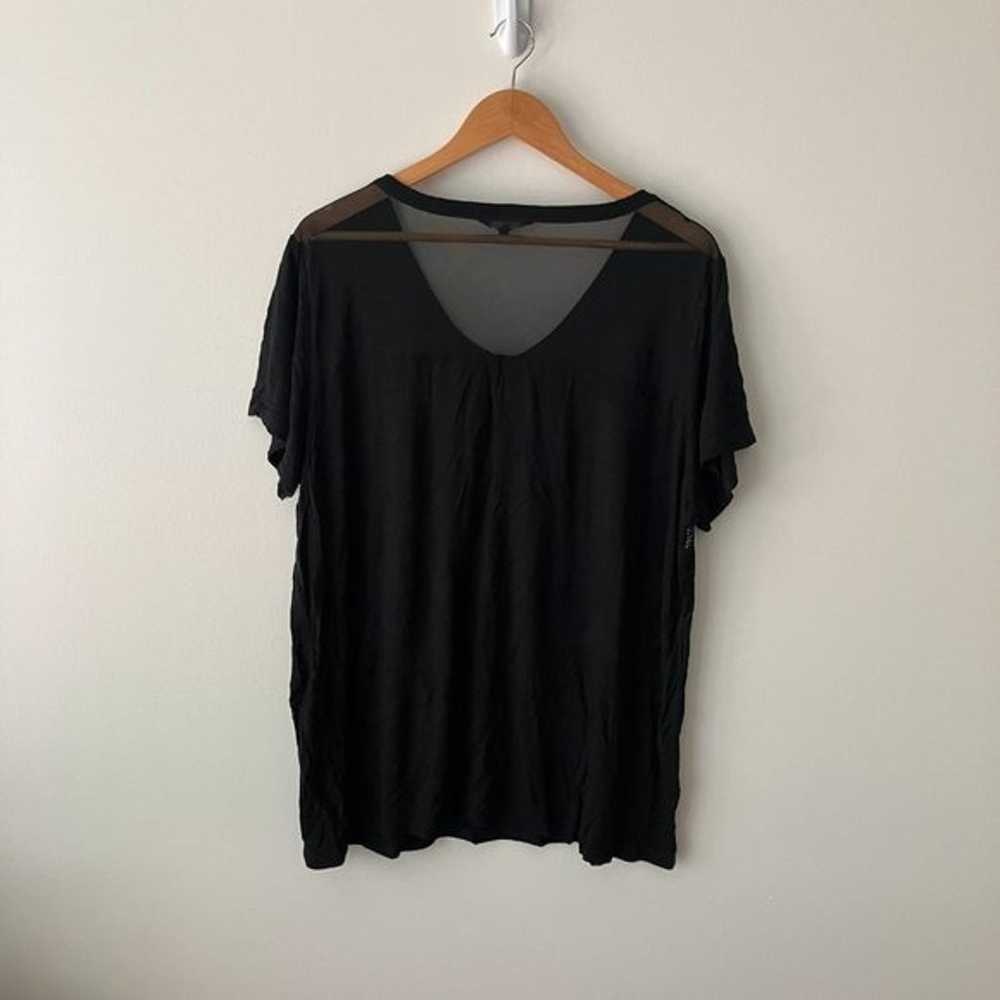 Sport Women's Plus Size Black Athletic V-Neck Tee… - image 3