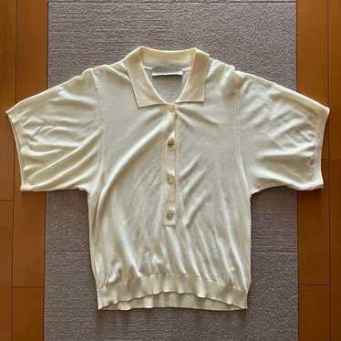 Stella McCartney short-sleeve polo shirt, cream c… - image 1