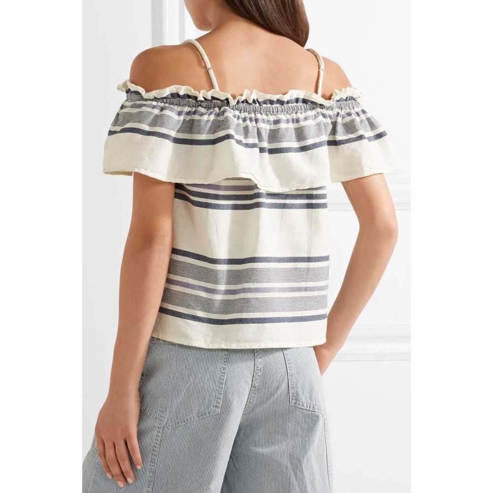 Splendid Blue Traveler Striped Blouse - image 3