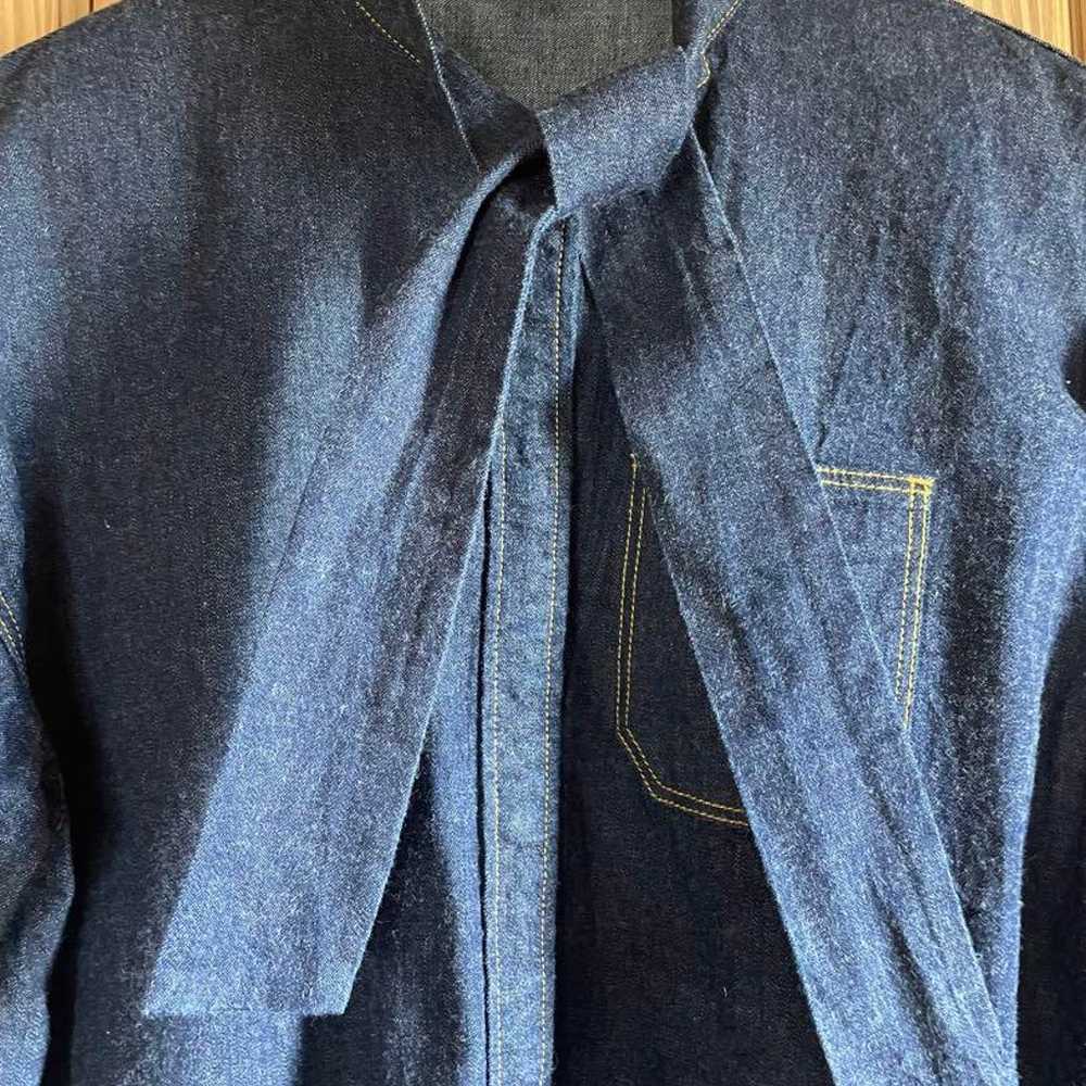 pelleq / easy light denim shirt - image 5