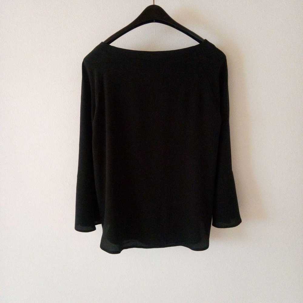 Max Mara Tops Blouse Black Silk 38 - image 3