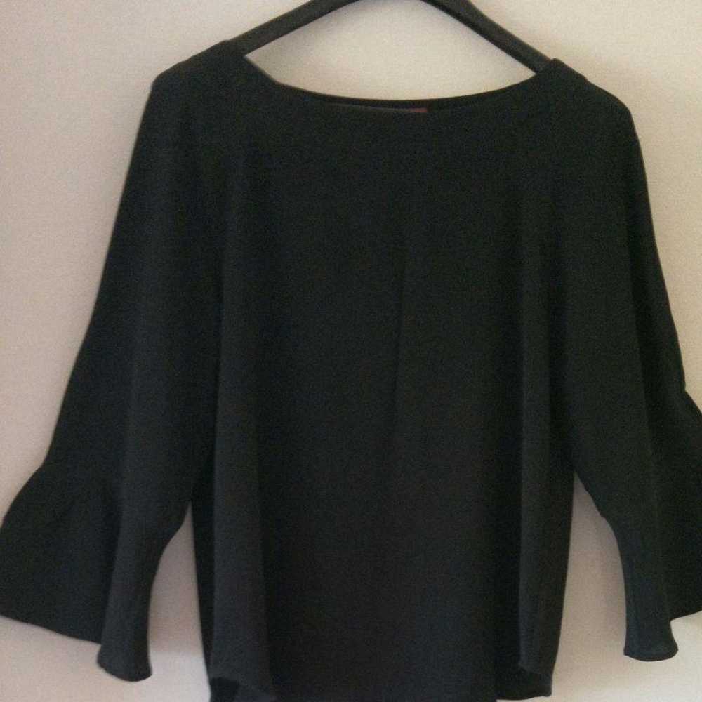 Max Mara Tops Blouse Black Silk 38 - image 5