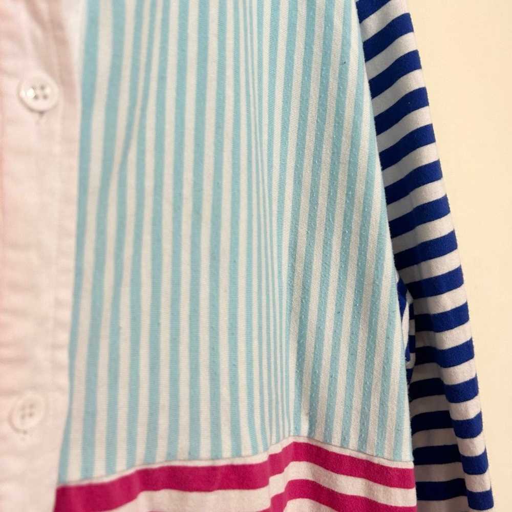 Solid & Striped Oxford Striped Color Block Tunic … - image 4