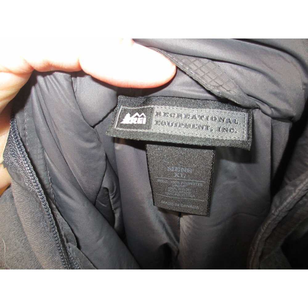 Rei Mens REI XL Gray Insulated Hooded Jacket With… - image 5