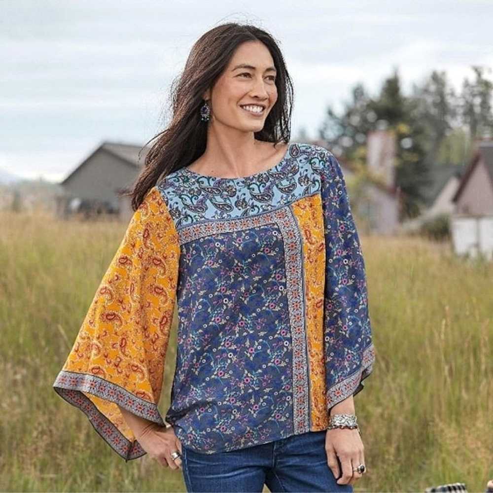 NEW! Sundance Paisley & Floral Patchwork Medley O… - image 1