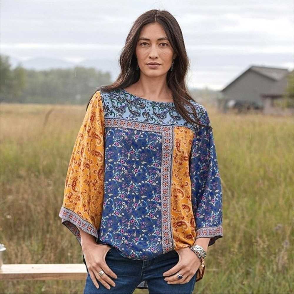 NEW! Sundance Paisley & Floral Patchwork Medley O… - image 2